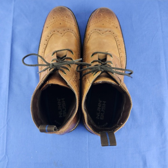 Men's Nunn Bush Odell Wingtip Lace Up Chukka Boot Size 11M - Picture 4 of 7